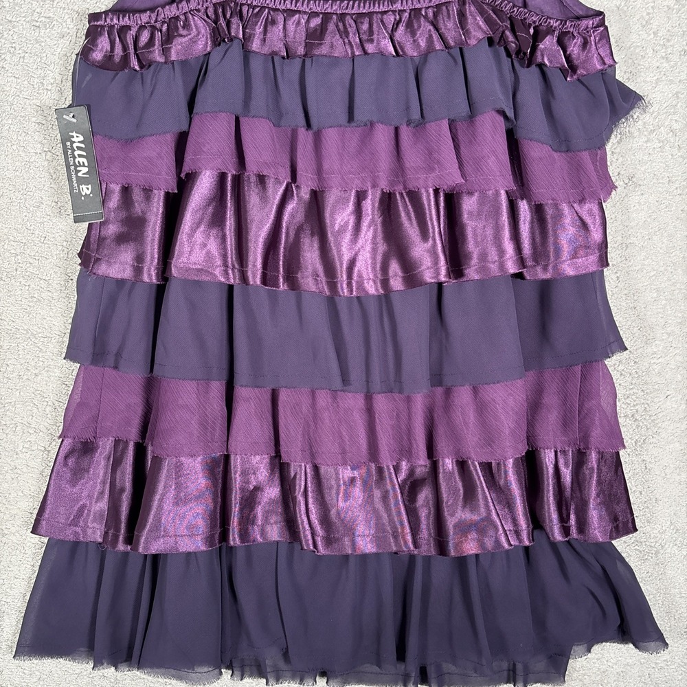 Spaghetti Strap Ruffled Tank Top - Purple - Picture 11 of 11